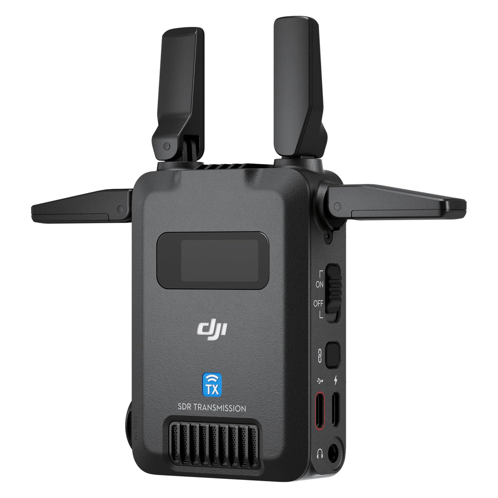 DJI SDR Transmission Combo, 3 km/10,000 ft 1080p/60fps SDR Wireless Video Transmission, Transmitter & Receiver, Stable & Anti-Interference, Wireless Video System, Strong Penetration, USB-C Monitoring