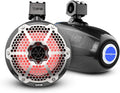 DS18 CF-X8TPBNEO 8" Neodymium Marine Towers with Built-in Passive Radiator, 1" Driver and RGB LED Lights - High Performance, Marine Grade IP65 Rated, 550W Max 180W RMS 4 Ohms (Pair)