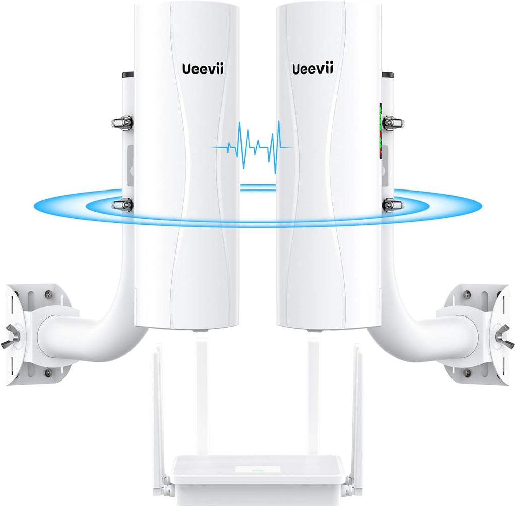 UeeVii 5KM Dual Gigabit Point to Point Wireless Bridge Complete Kit CPE688