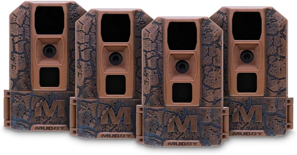 Muddy Pro Cam 16MP Trail Cameras, 4 Pack