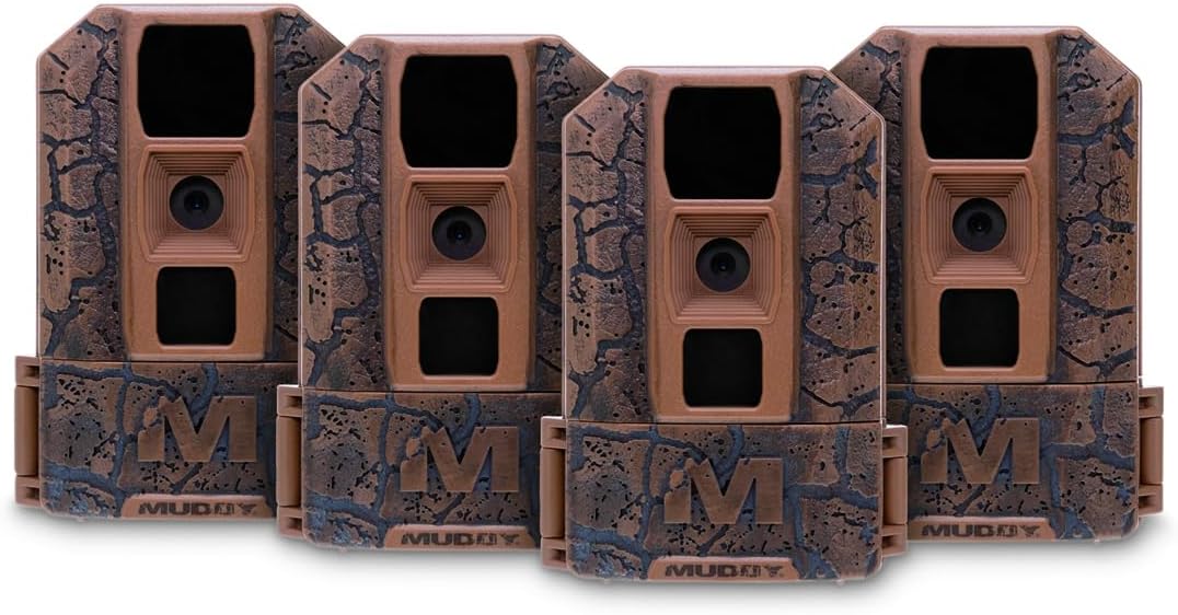 Muddy Pro Cam 16MP Trail Cameras, 4 Pack