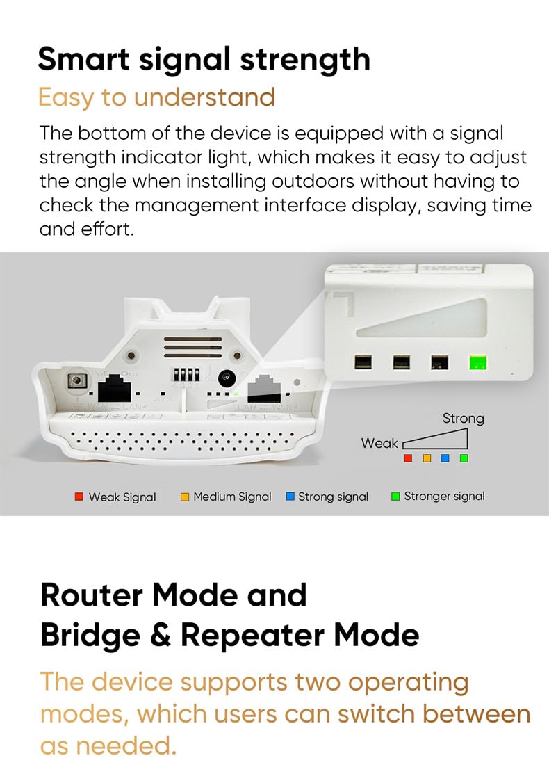 VONETS VAR1200 Industrial Gigabit Dual Band WiFi Bridge/Router 1200Mbps WiFi to Ethernet Adapter with Intelligent Fan, 3 Gigabit Port, POE, DC/USB Powered for Industrial Network Medical Device
