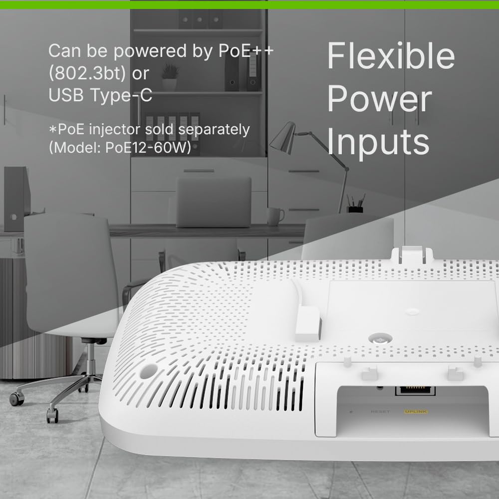 Zyxel WiFi 7 Wireless Access Point BE11000 | 2.5G | PoE+ | NWA130BE