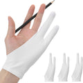 4pcs Writing Gloves,2 Tingers Digital Drawing Glove