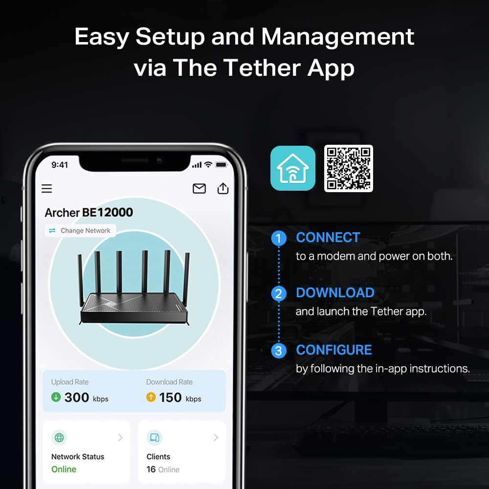 TP-Link AXE5400 Tri-Band WiFi 6E Router, 2025 PCMag Editors' Choice