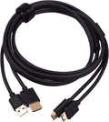 2-in-1 Cable HD USB Type C 1.55m for Graphics Tablet Monitor