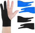 Artist Drawing Tablet Gloves Two Finger Graphics Painting Glove Free Size Creative Both Right and Left Hand