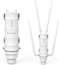 WAVLINK AC1200 Outdoor WiFi Range Extender, Weatherproof Dual Band Outdoor Access Point with POE, High Power Long Range WiFi Extender, 4x7dBi Antennas, AP/Router/Repeater Mode