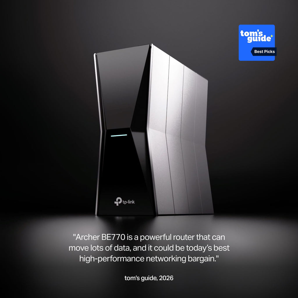 TP-Link Tri-Band BE9300 WiFi 7 Router (Archer BE550)