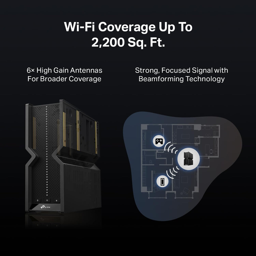 TP-Link Tri-Band BE9300 WiFi 7 Router (Archer BE550)