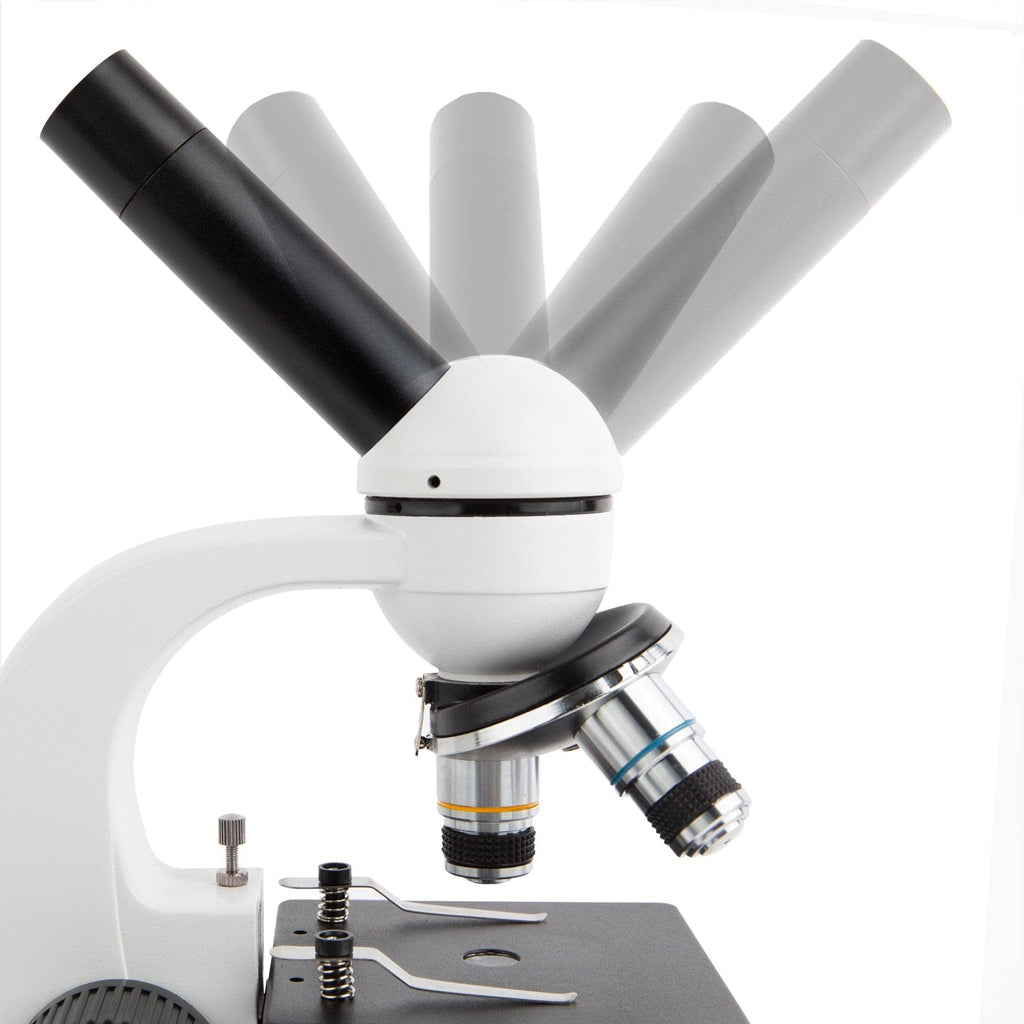 AmScope M158C-2L-E2 Compound Monocular Microscope, 2MP Camera
