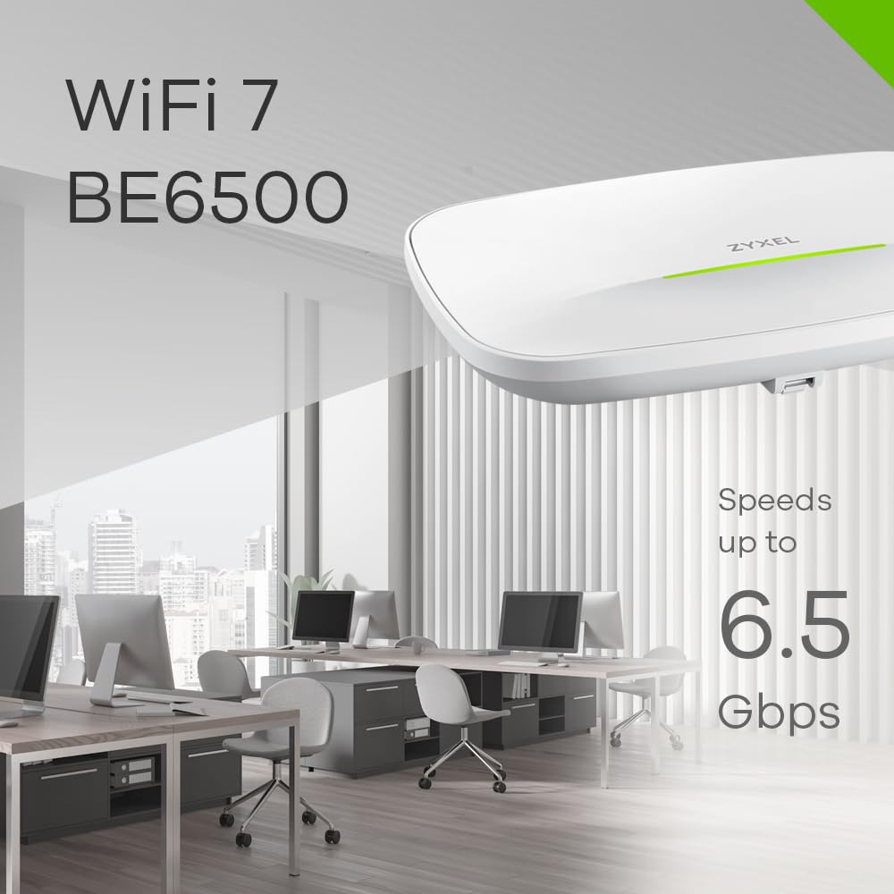 Zyxel WiFi 7 Wireless Access Point BE11000 | 2.5G | PoE+ | NWA130BE