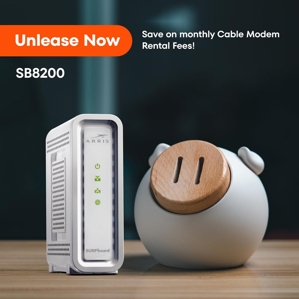 ARRIS SURFboard SB8200 DOCSIS 3.1 Cable Modem | Up to 1 Gbps Plans