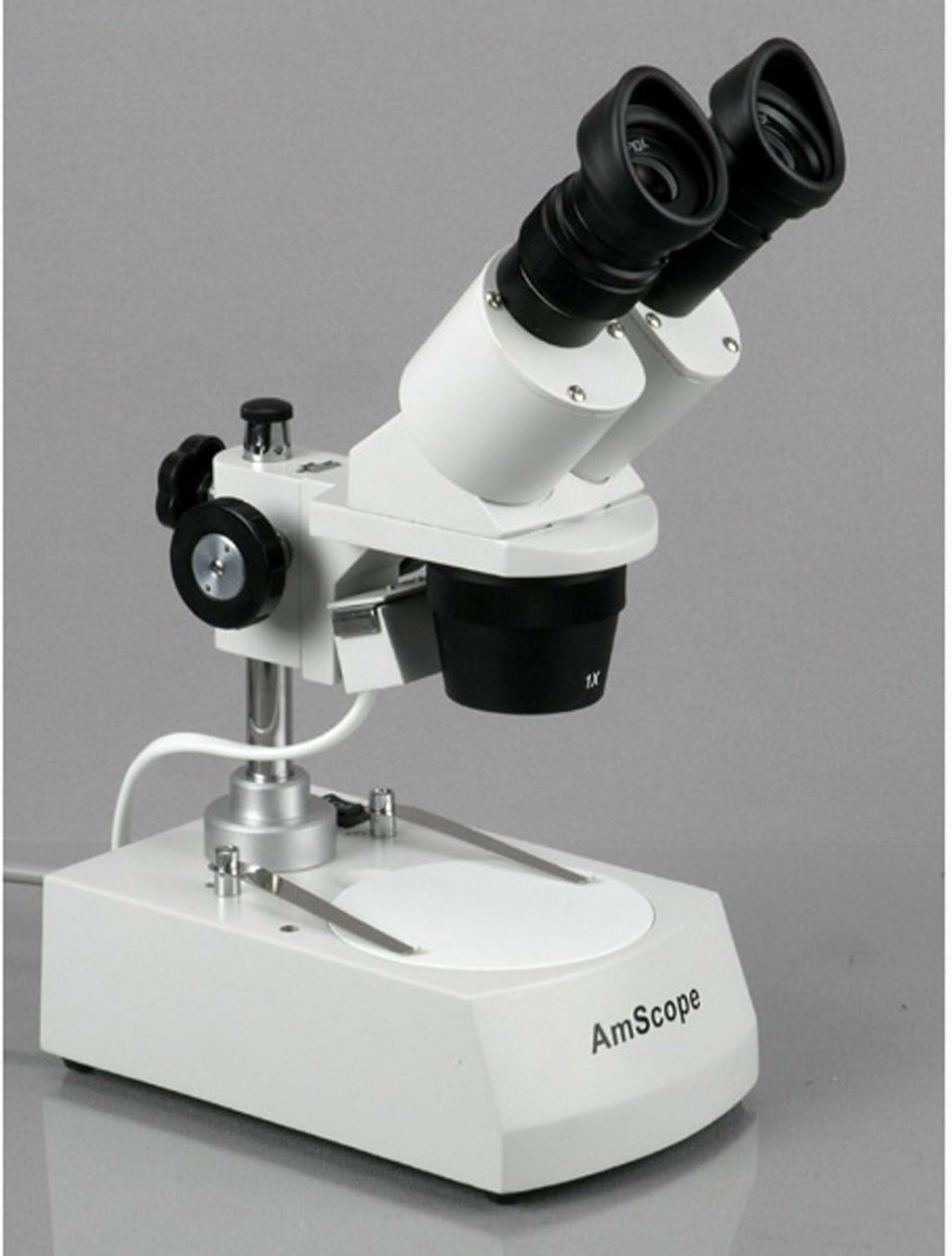 AmScope SE305R-PZ Forward Binocular Stereo Microscope, WF10x and WF20x