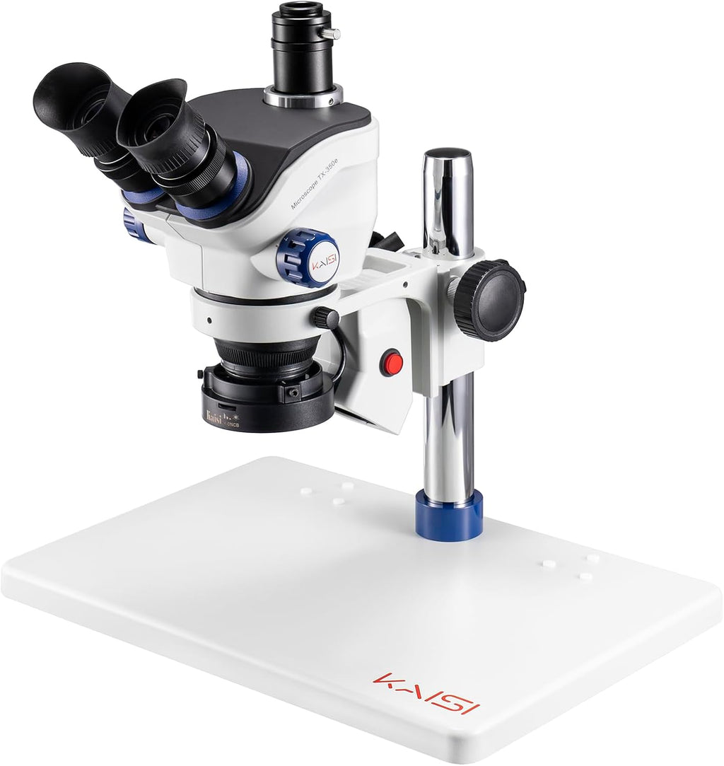 Kaisi TX350E Professional Soldering Microscope,Trinocular Stereo Microscope
