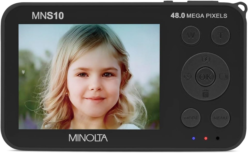 Minolta MNS10 48MP 4K Ultra HD Digital Camera - Black