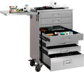 Stainless Steel Medical Dental Cabinet Cart with 7 Drawers, Mobile Storage