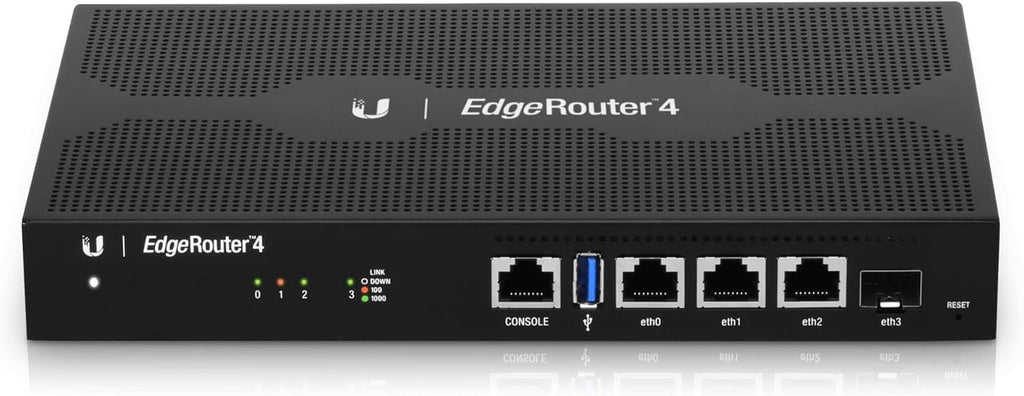 Ubiquiti Networks Edgerouter 4 Ethernet Lan Black Wired Router