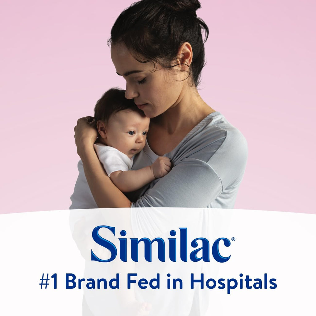 Similac Soy Isomil Infant Formula, for Fussiness & Gas, Plant-Based Protein, Infant Formula Powder, 30.8-oz Value Can, Pack of 4