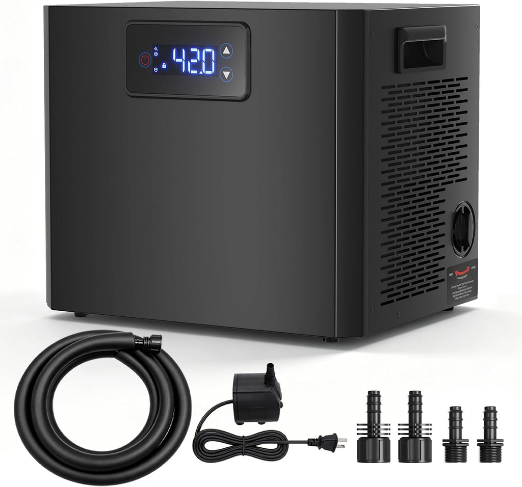 Cold Plunge Chiller for Ice Bath Tub, 1/3HP Water Chiller, Built-in Filter