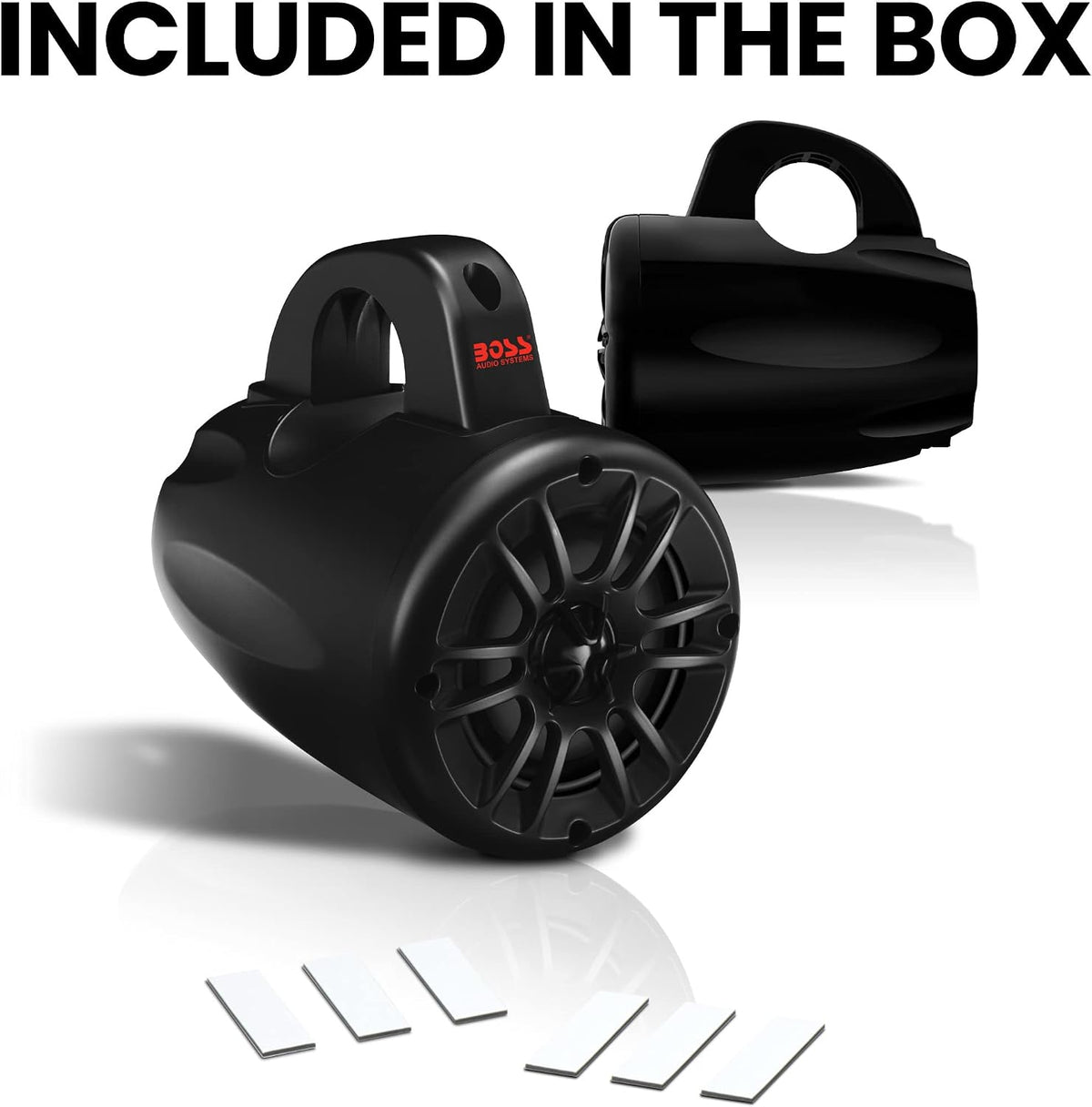 BOSS Audio Systems MRWT40 4 Inch 2 Way 400 W Wakeboard Tower Speakers