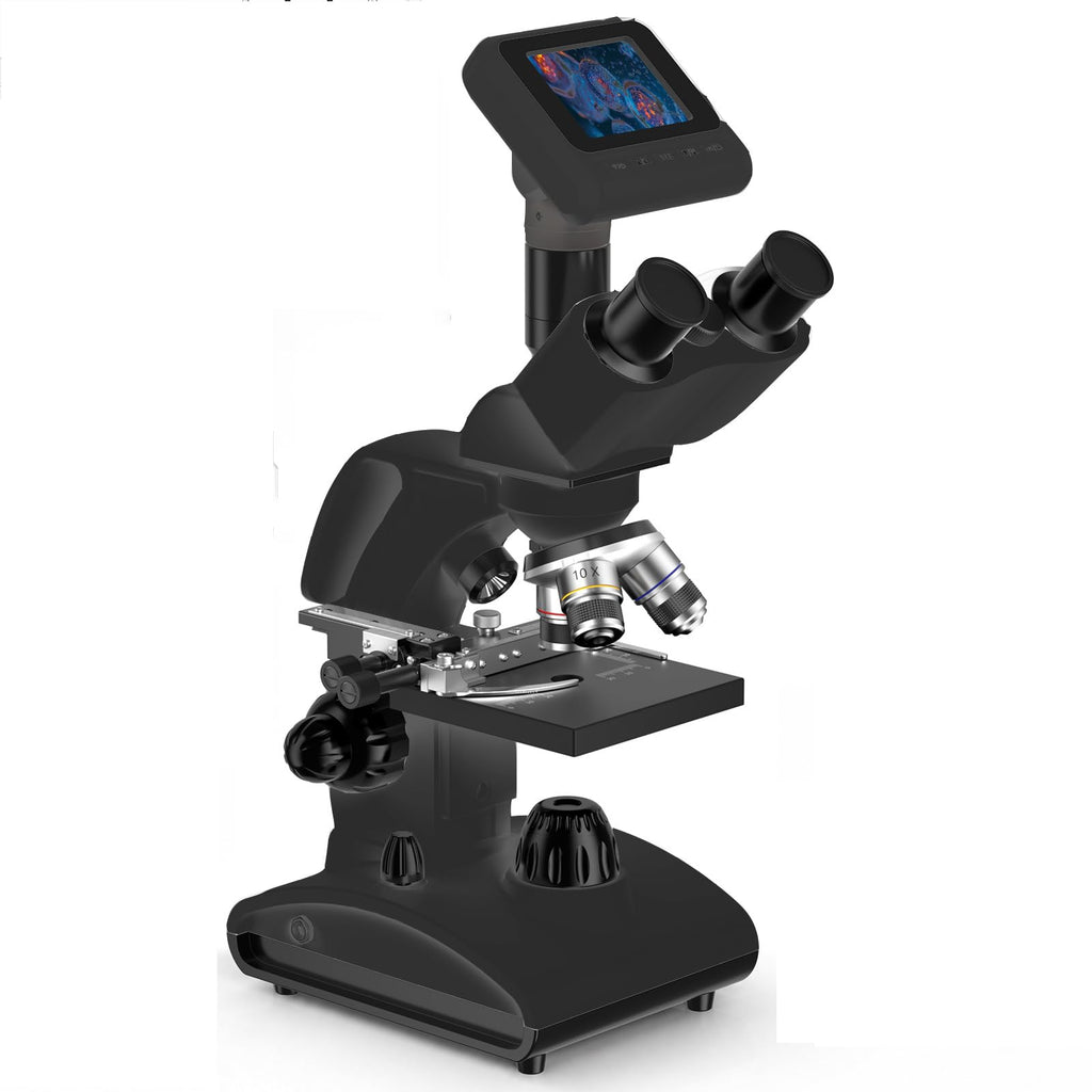PalliPartners 40x-2000x Biological Compound Trinocular Microscope