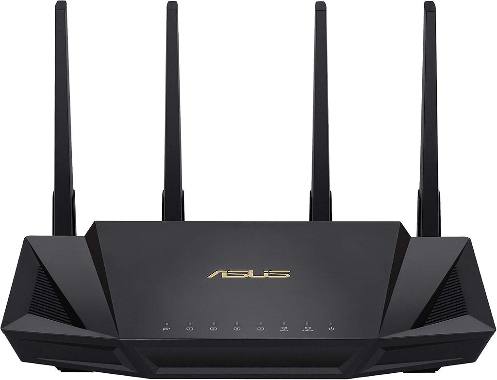 ASUS RT-AX3000 Ultra-Fast Dual Band Gigabit Wireless Router - Next Gen WiFi 6, Adaptive QoS, and AiProtection by Trend Micro | 1x WAN, 4X 1G LAN, 1x USB 3.0 - AiMesh Compatible