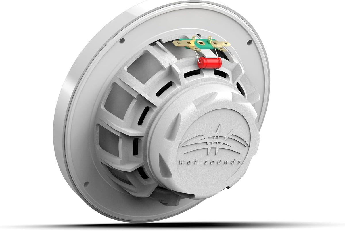 Wet Sounds | Recon 6 XW-W | High Output Component Style 6.5" Marine Coaxial Speakers with White Grille