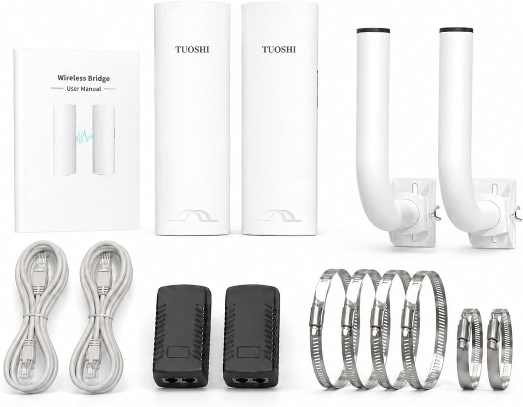 CPE828 3KM Outdoor Wireless Bridge 5.8GHz Point to Point WiFi CPE
