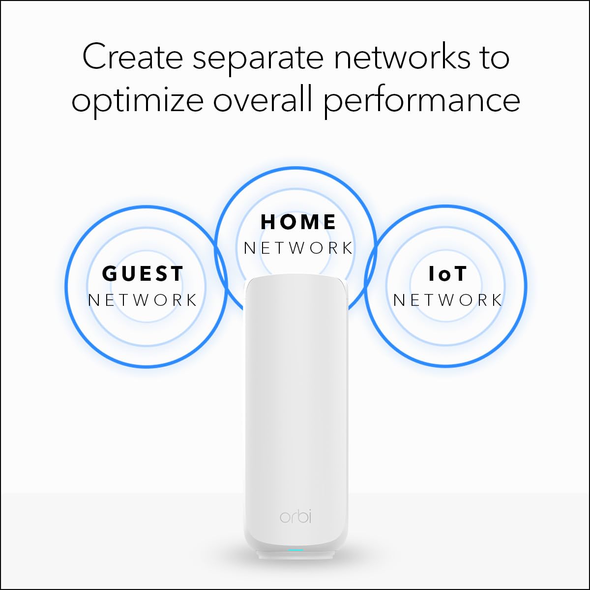 NETGEAR Orbi 370 Series WiFi 7 Mesh System, Up to 6,000 sq ft., 3 Pack