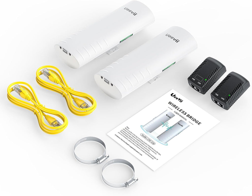 Wireless Bridge for Easy Network Expansion 5.8G 1000Mbps IP65 Waterproof