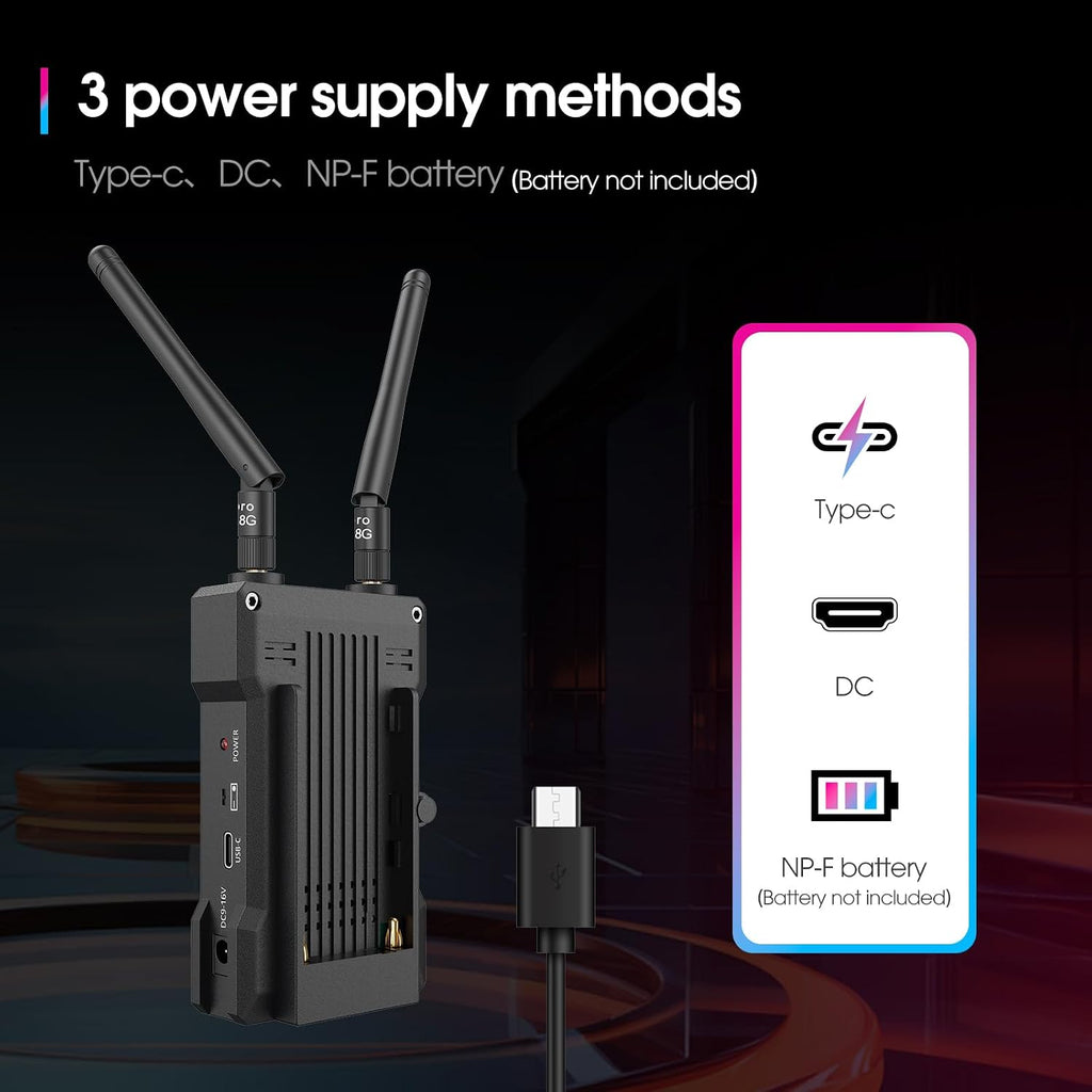 SVBONY ST1 4K Wireless Video Transmitter and Receiver for DSLR to Projector