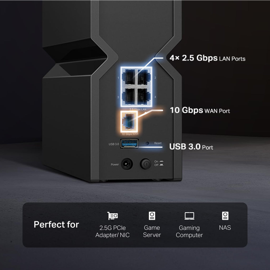 TP-Link Tri-Band BE9300 WiFi 7 Router (Archer BE550)