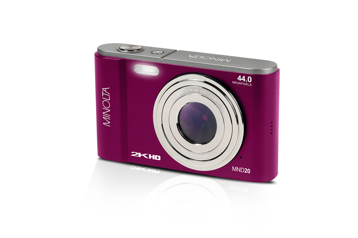 Minolta Minolta MND20 44 MP 2.7K Ultra HD Digital Camera (Silver)