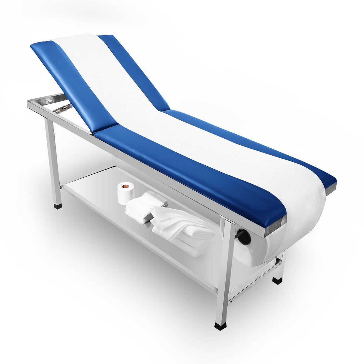 Adjustable Exam Tableï¼Doctor Bed with Folding Legs is Stable and Durableï¼Folding Medical Exam Table Holds 500 lbs for Clinical Examination ãMassage ãSpa BedsãBeauty