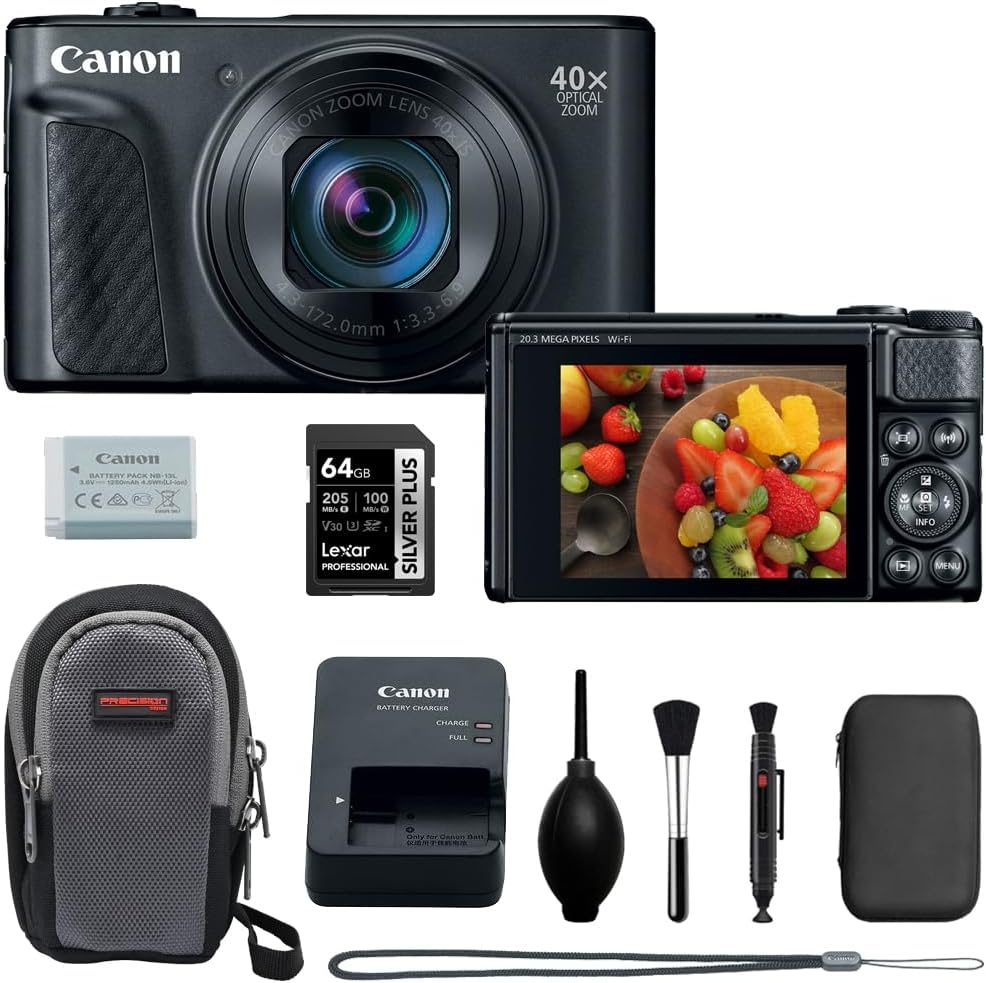 Canon PowerShot SX740 HS Digital Camera | Black