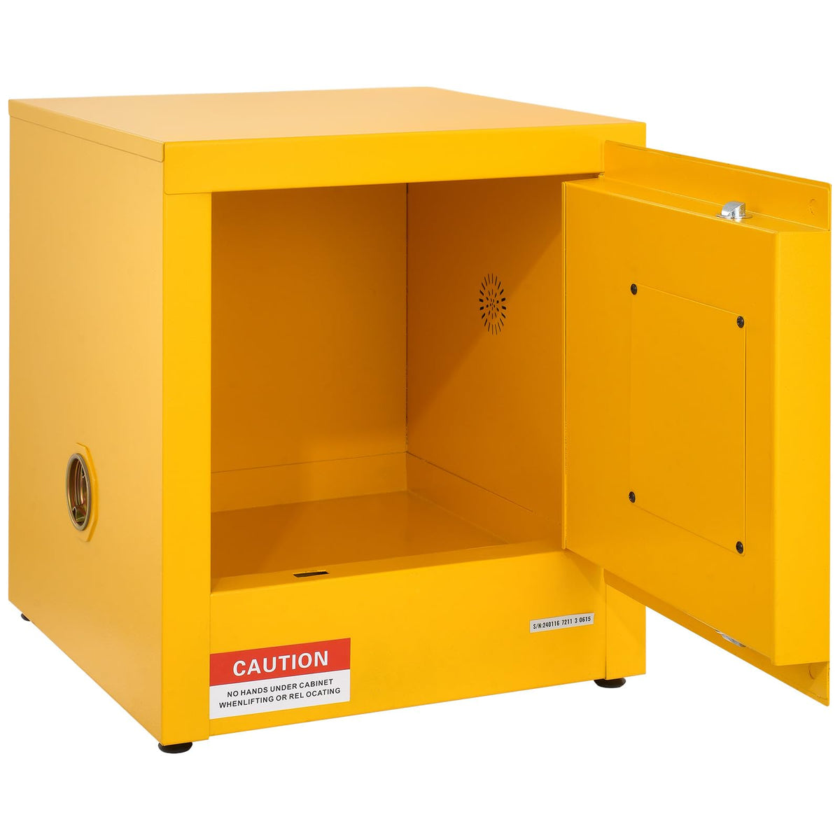 VEVOR Flammable Cabinet, 18" x 18" x 35", Yellow