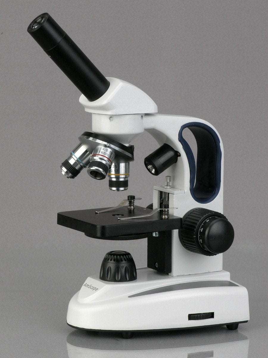 AmScope M158C-2L-E2 Compound Monocular Microscope, 2MP Camera