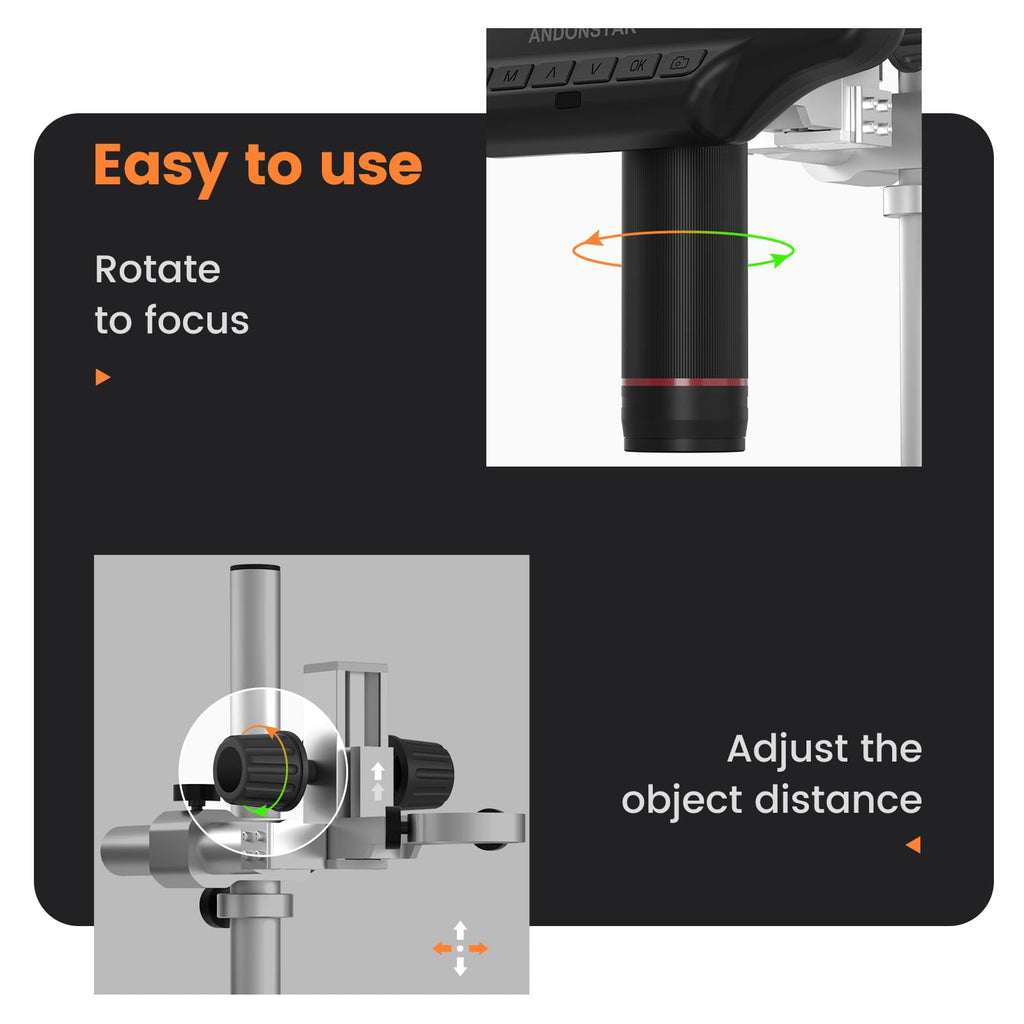 Andonstar AD407 3D HDMI Soldering Digital Microscope