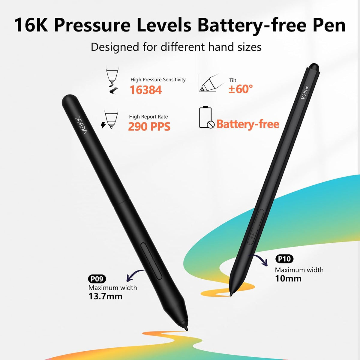 VEIKK Studio 16 Drawing Tablet with Screen,15.6" Pen Displayï¼with 2 Stylus