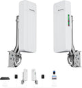 Point to Point Wireless Bridge Outdoor, Gigabit/100Mbps LAN-2 Pack