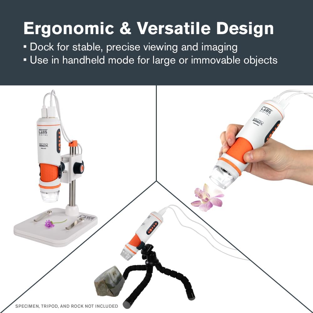 Celestron Labs Digital MicroDirect Microscope â 1080p HDMI & USB-C Output