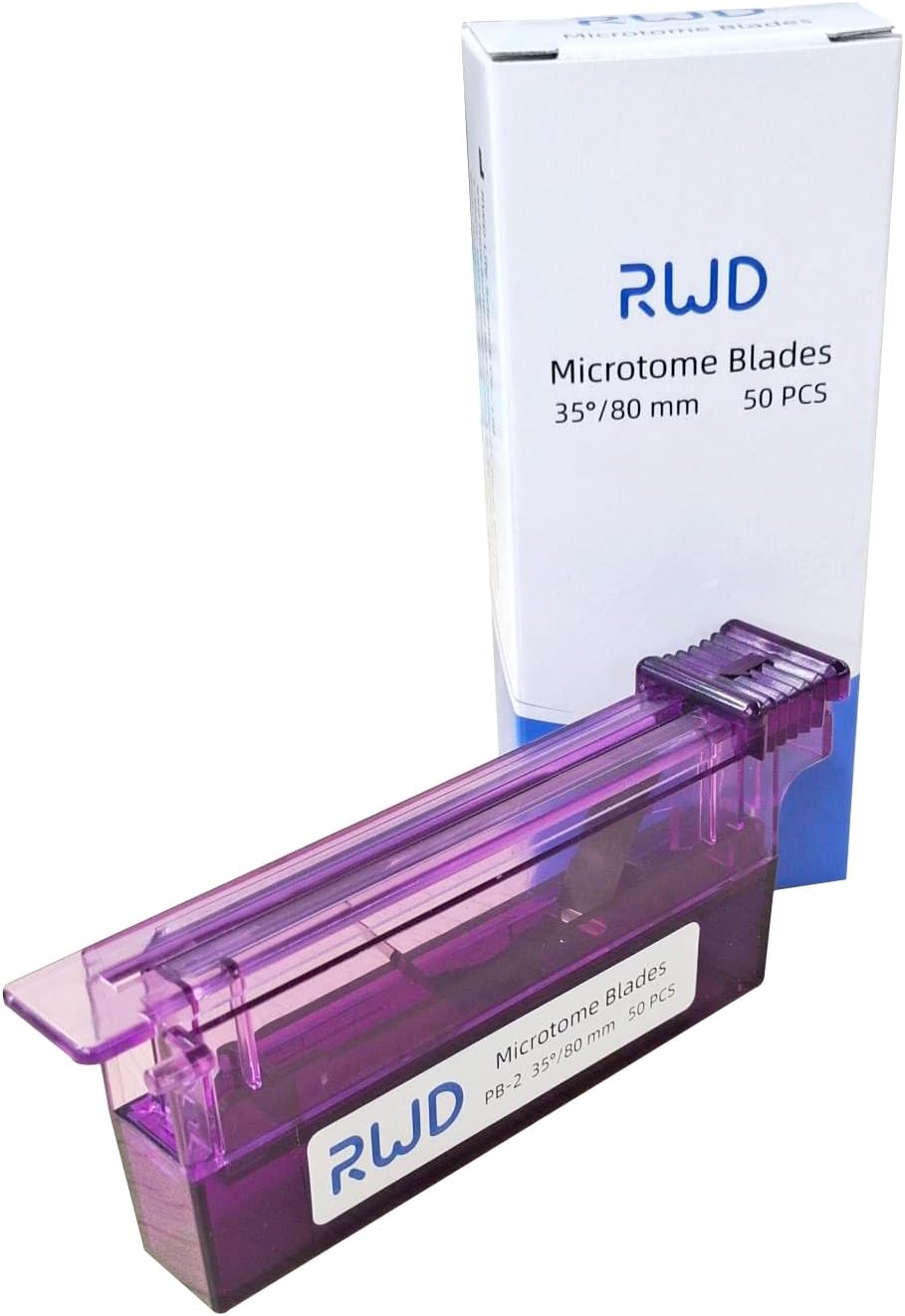 RWD Disposable Microtome Blades, Pathology Blades, 50 Pcs/Box (PB-2)