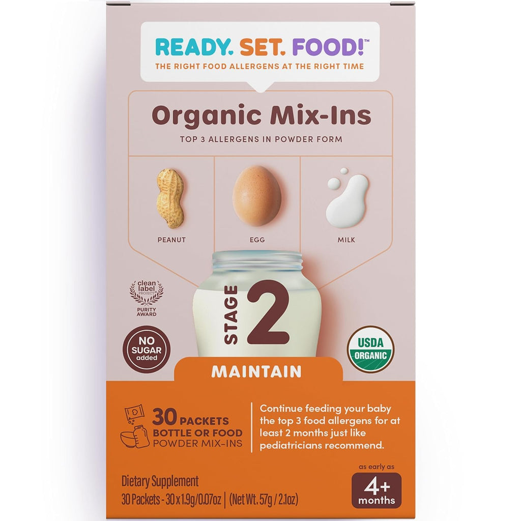 Ready Set Food Stage 1 Baby Food Mix-Ins - Baby Allergen Introduction Kit