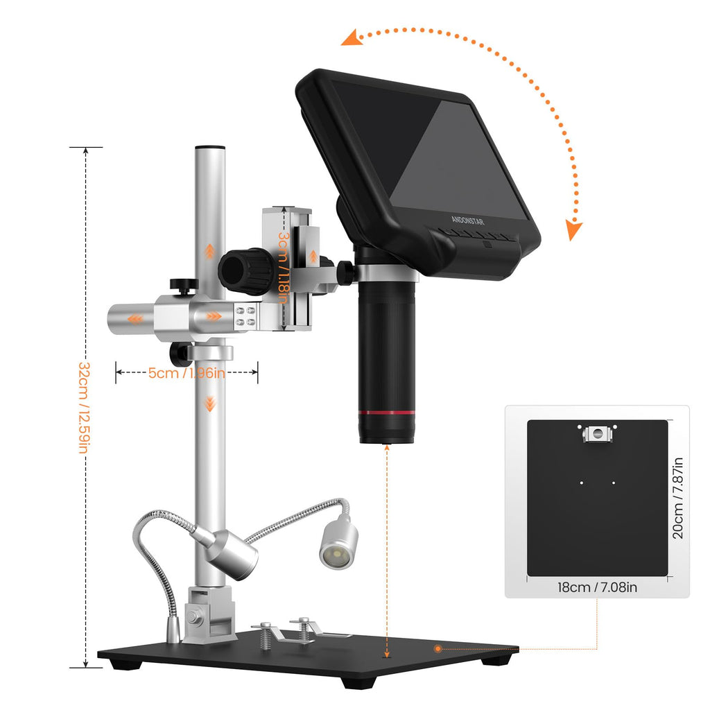Andonstar AD407 3D HDMI Soldering Digital Microscope