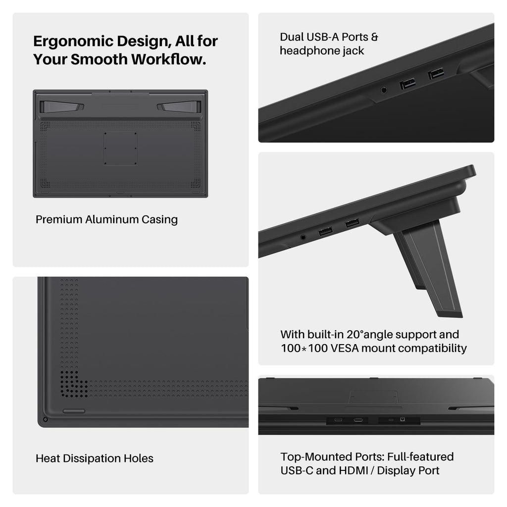 HUION KAMVAS Pro 24 (Gen 3) UHD Drawing Tablet with Screen PenTech 4.0