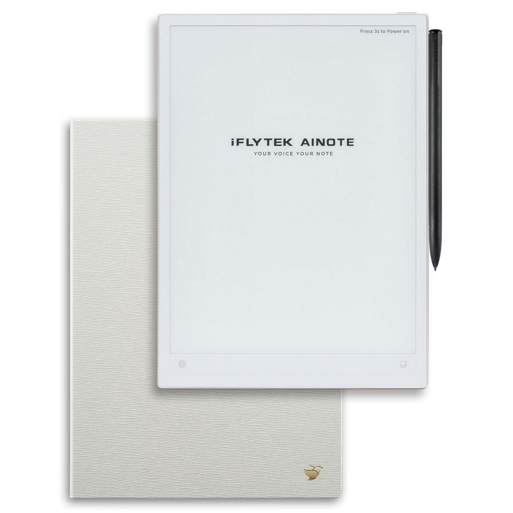 iflytek AINOTE 2 Bundle Blue,10.65" E-Ink Tablet for Meetings,4.2mm Ultrathin AI Paper Tablet Powered by ChatGPT,Support Voice-to-Text,Handwriting Conversion,18-Language Transcription for Work/Study