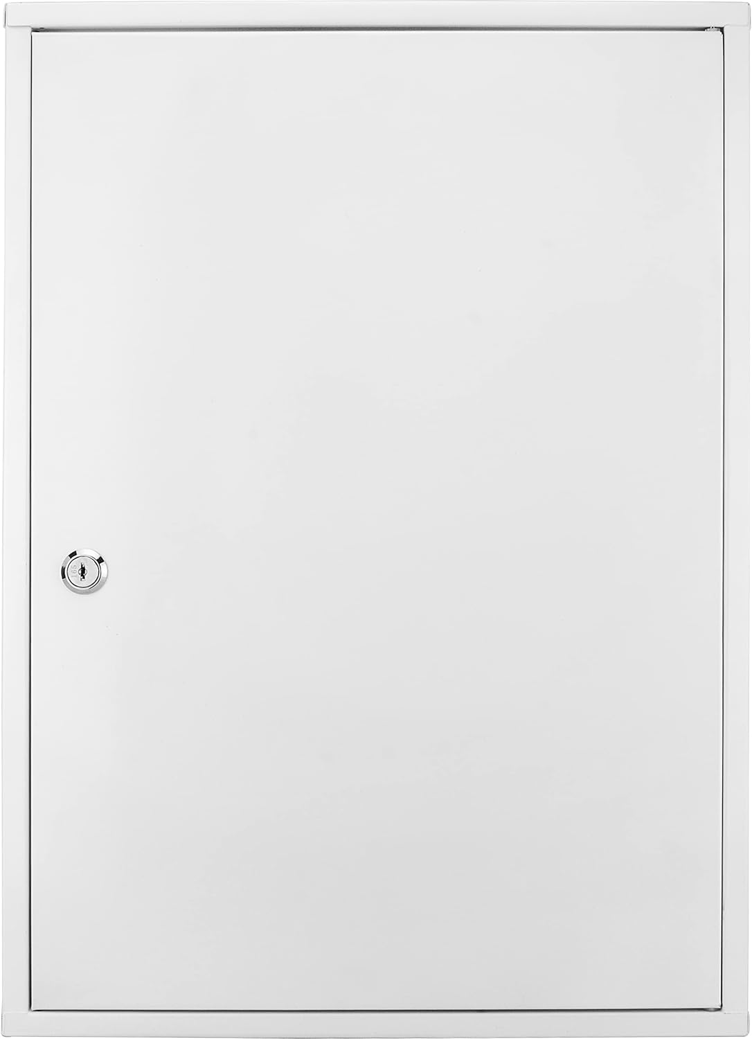 Barska Large Medical Cabinet â Locking Steel Medicine Storage Box with Shelves, Drop-Down Tray, Magnetic Dry Erase Pad, and Wall Mounting Holes - medicine cabinet organizer - Lock Box First Aid