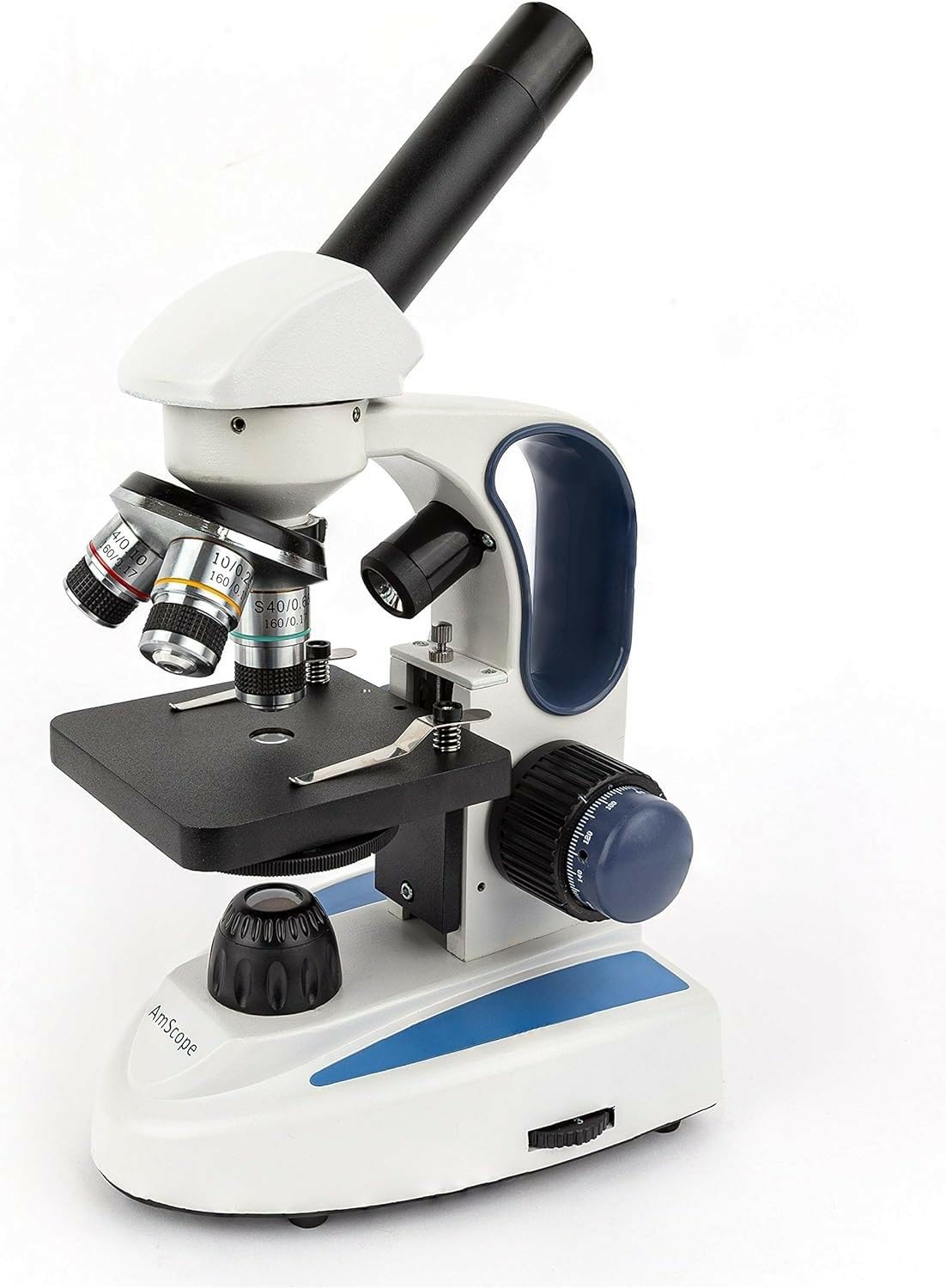 AmScope M158C-2L-E2 Compound Monocular Microscope, 2MP Camera