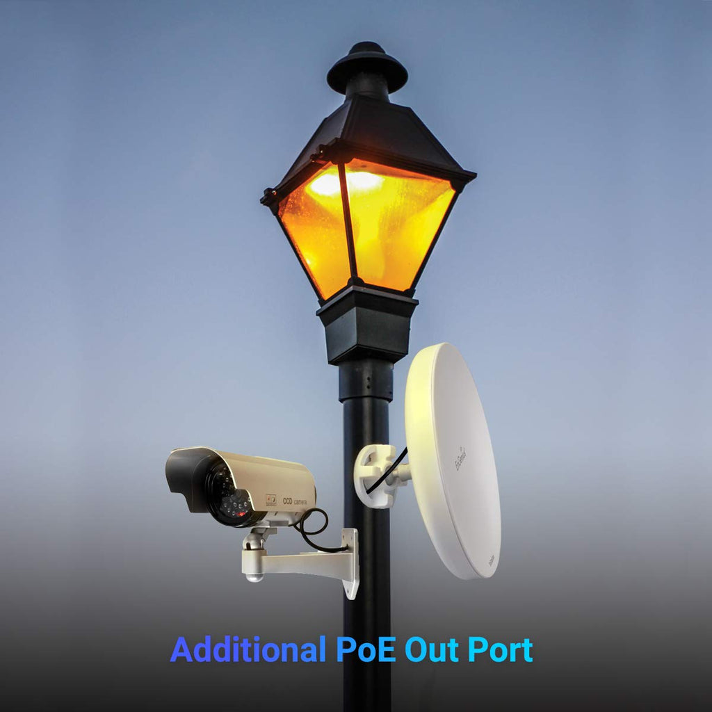 EnGenius Technologies Wi-Fi 5 Outdoor AC867 5Ghz Wireless Access Point/Client Bridge, Long Range, PTP/PTMP, IP55, 26dBm Transmit Power with 19dBi Directional Antennas, GigE Port (EnStation5-AC)